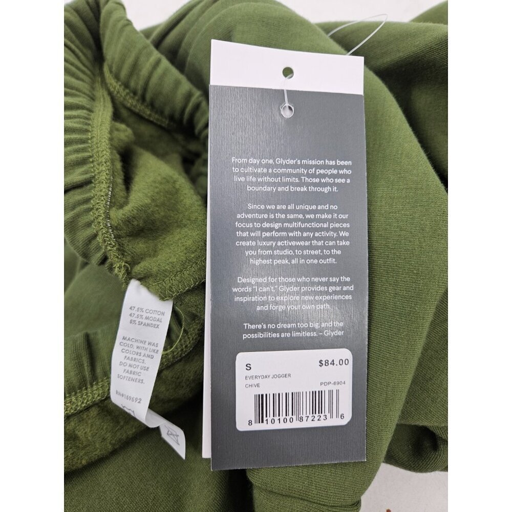 New Glyder Everyday Jogger Womens S Chive Green Sweatpants - Picture 8 of 9